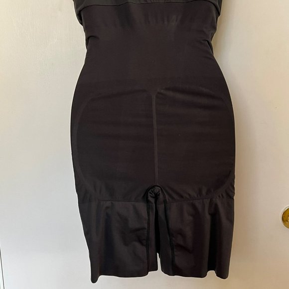 NWT SPANX OPEN BUST MID-THIGH SHAPER BODY SUIT PLUS SIZE 3X - Picture 14 of 16